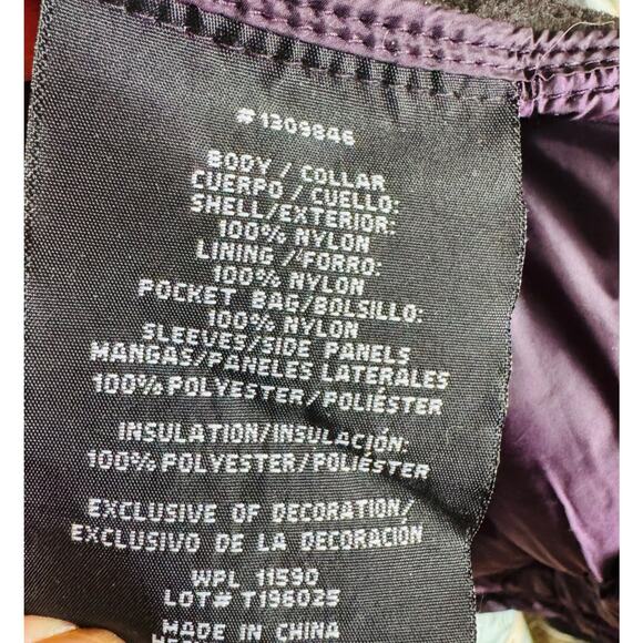 32 Degrees Heat Women Dark Blackberry Lightweight Packable Full Zip Jacket Small - Picture 11 of 13